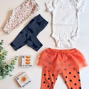 Baby Clothes Bundle 0-3M Fall Lot 6 pcs Baby Girl Clothes Everyday Outfits Cute